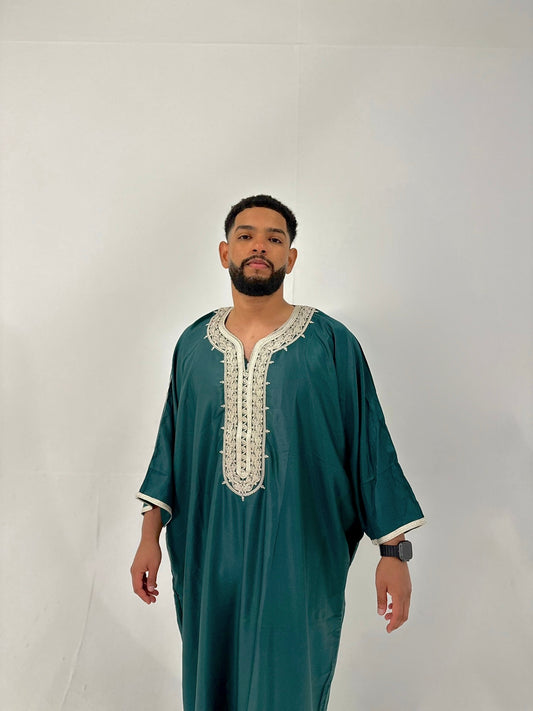 Emerald Enigma Moroccan Thobe