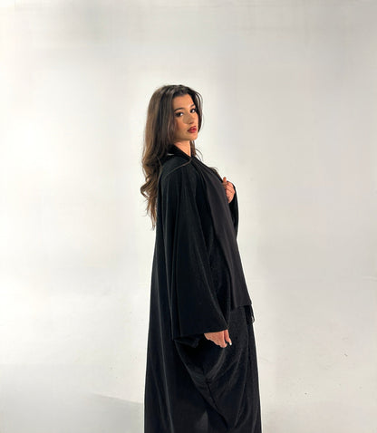 Midnight Sparkle Elegance Abaya