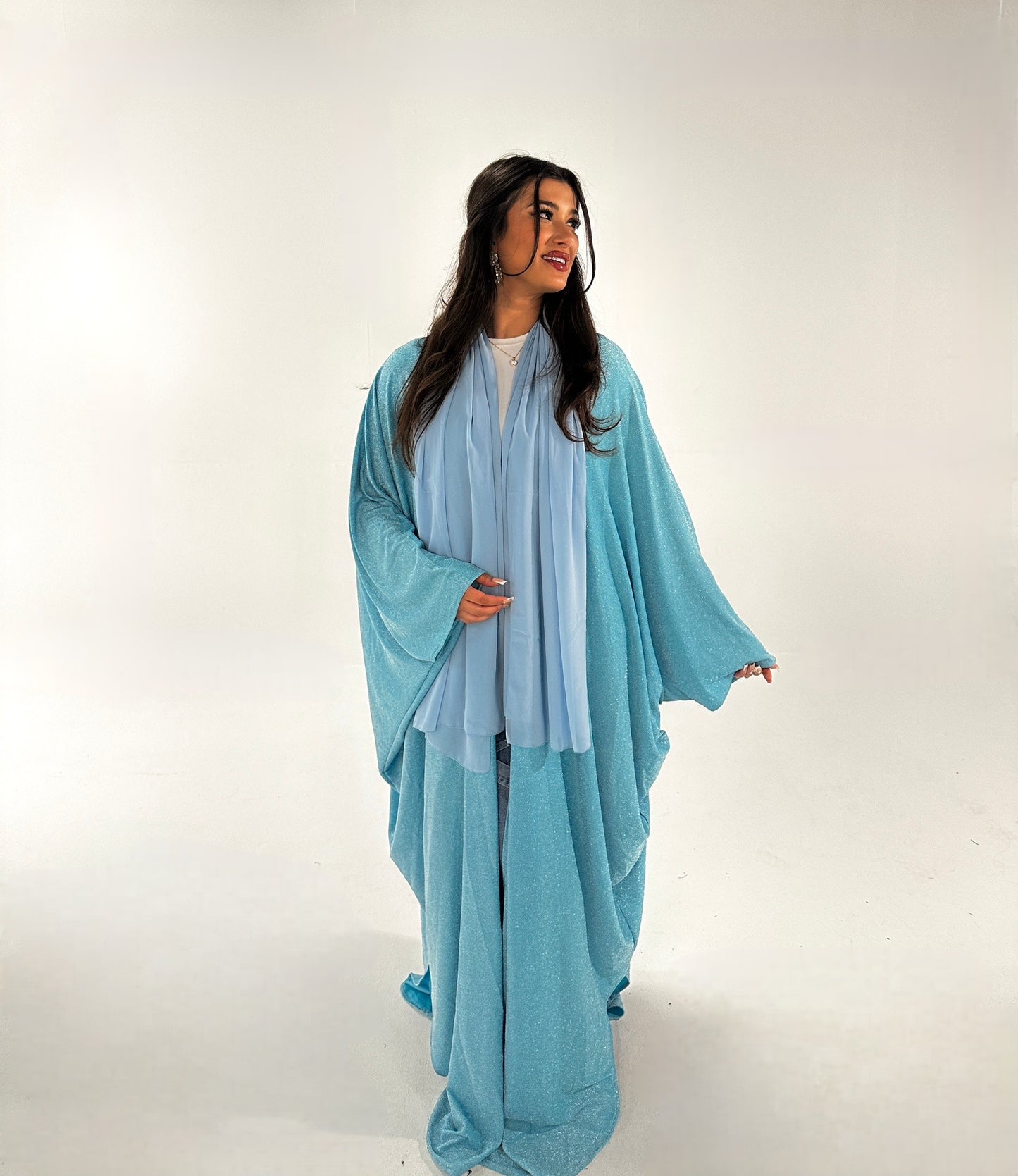 Azure Glamour Abaya