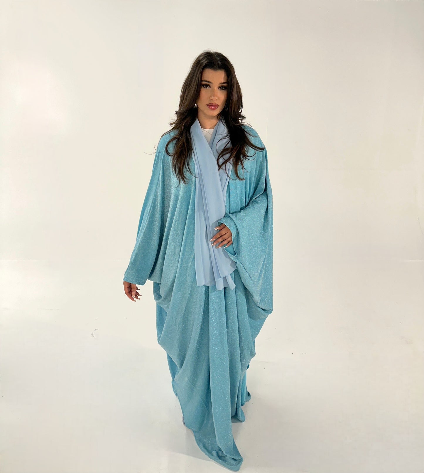 Azure Glamour Abaya