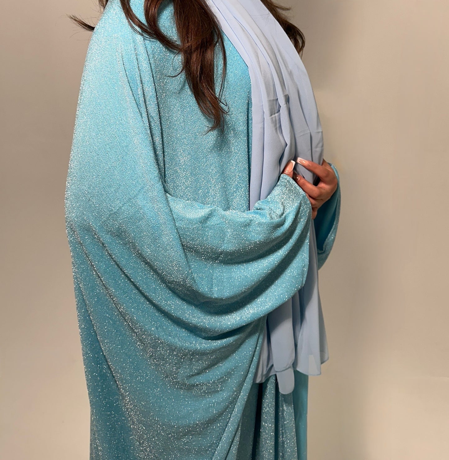 Azure Glamour Abaya