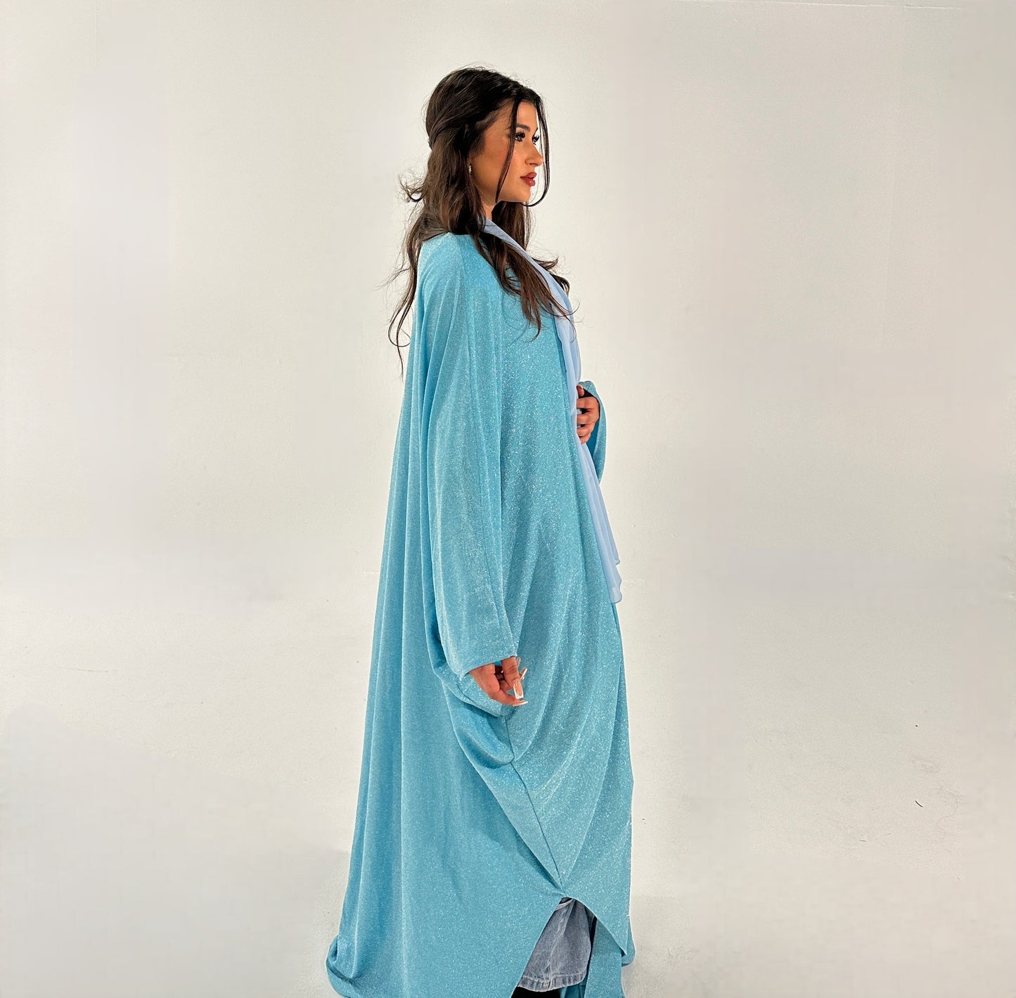 Azure Glamour Abaya