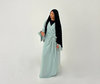 Enchanted Mint Green Abaya