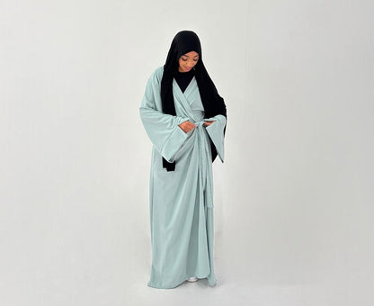 Enchanted Mint Green Abaya