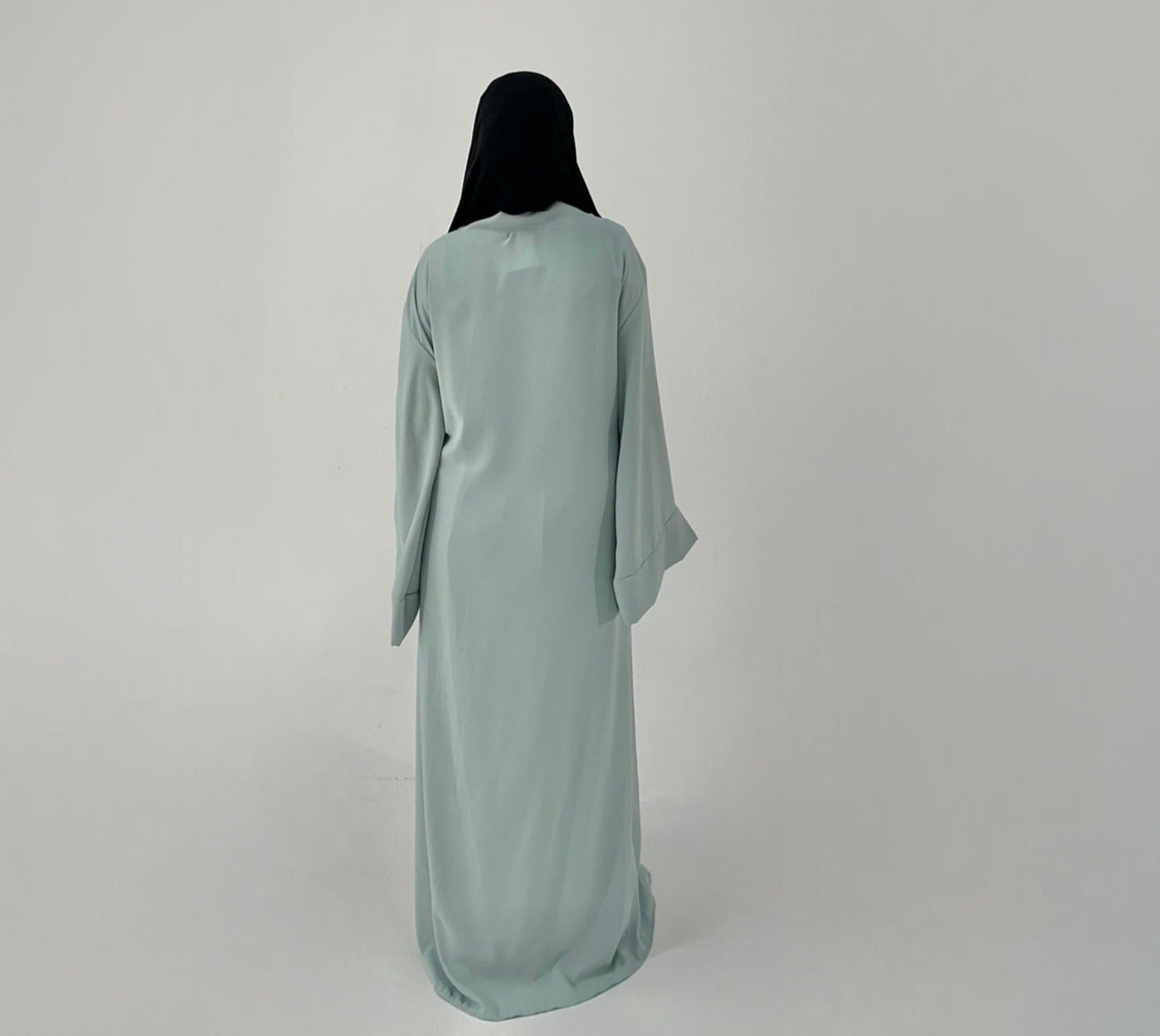 Enchanted Mint Green Abaya