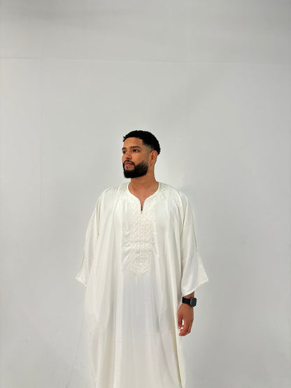 Pure Pearl Moroccan Thobe